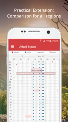 Holidays and Vacations android App screenshot 6